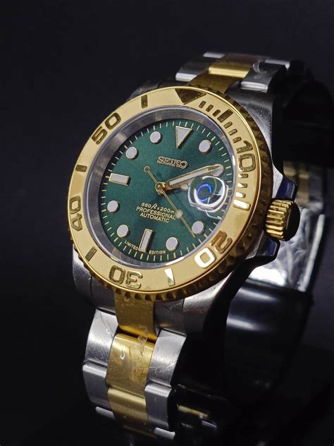 yacht master green dial